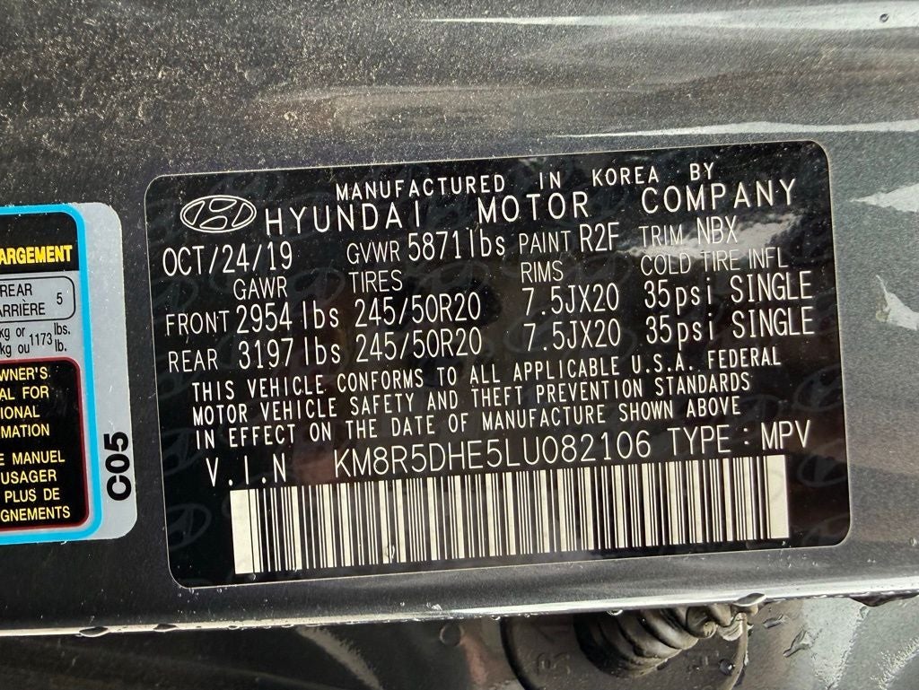 2020 Hyundai PALISADE Limited