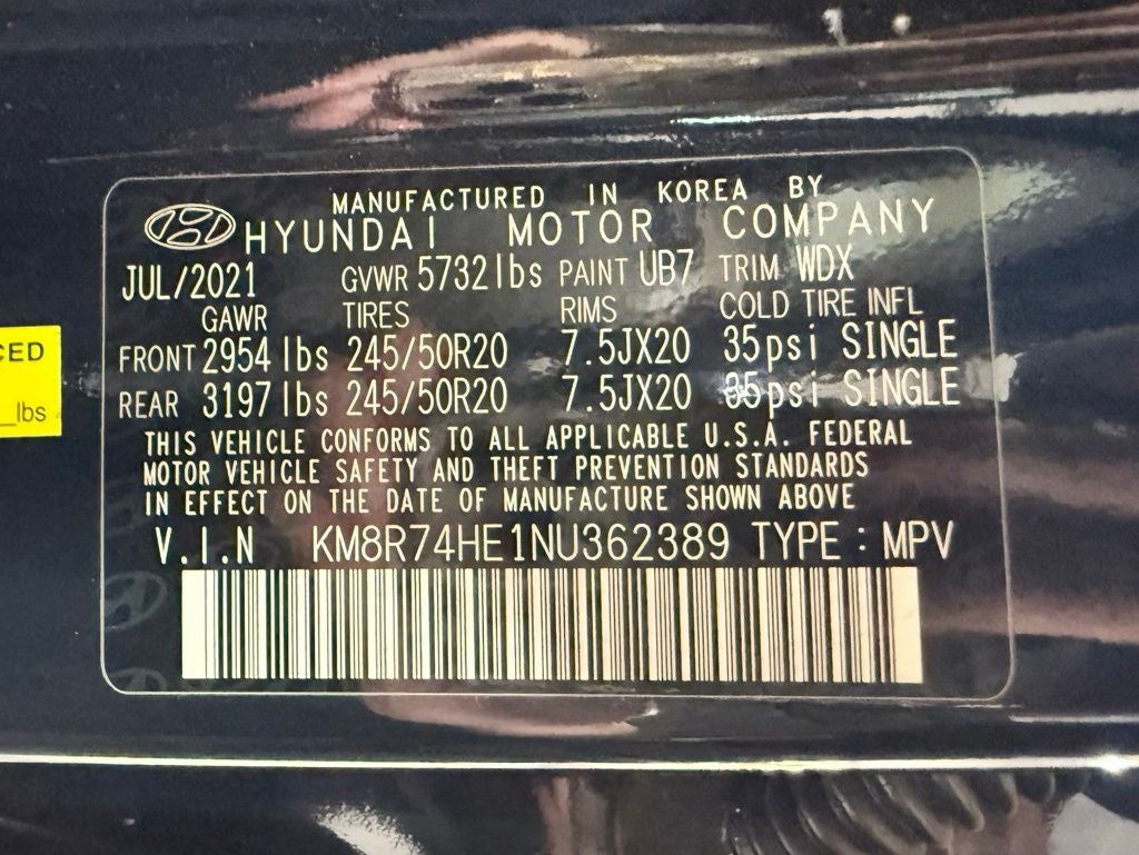 2022 Hyundai PALISADE Calligraphy