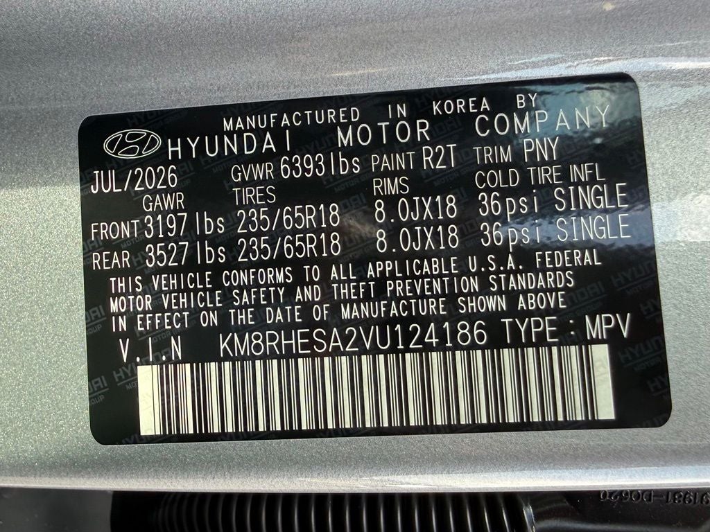 2027 Hyundai PALISADE HYBRID SEL Premium 7P