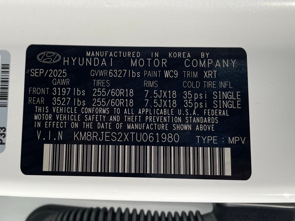 2026 Hyundai PALISADE XRT Pro