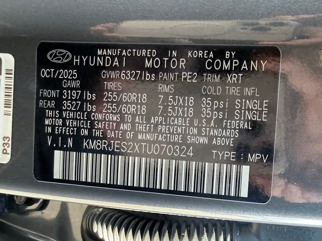 2026 Hyundai PALISADE XRT Pro