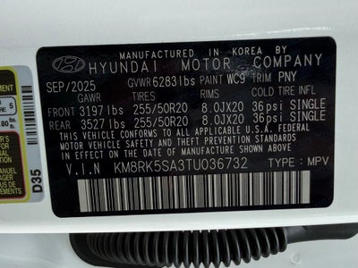 2026 Hyundai PALISADE HYBRID Limited