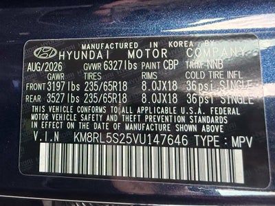 2027 Hyundai PALISADE SEL FWD