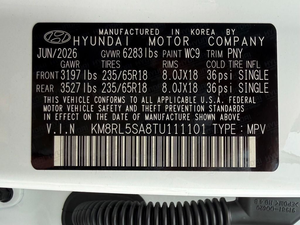 2026 Hyundai PALISADE HYBRID Blue SEL 7P