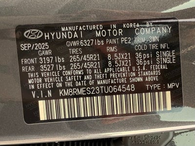 2026 Hyundai PALISADE Calligraphy AWD