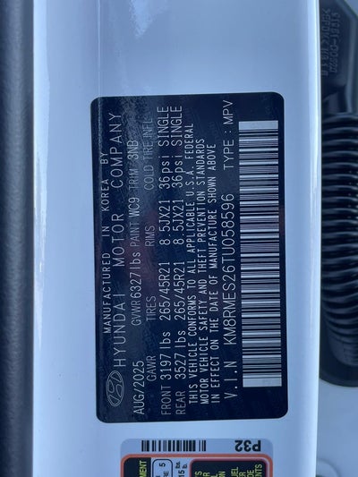 2026 Hyundai PALISADE Calligraphy AWD