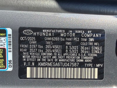 2026 Hyundai PALISADE HYBRID Calligraphy