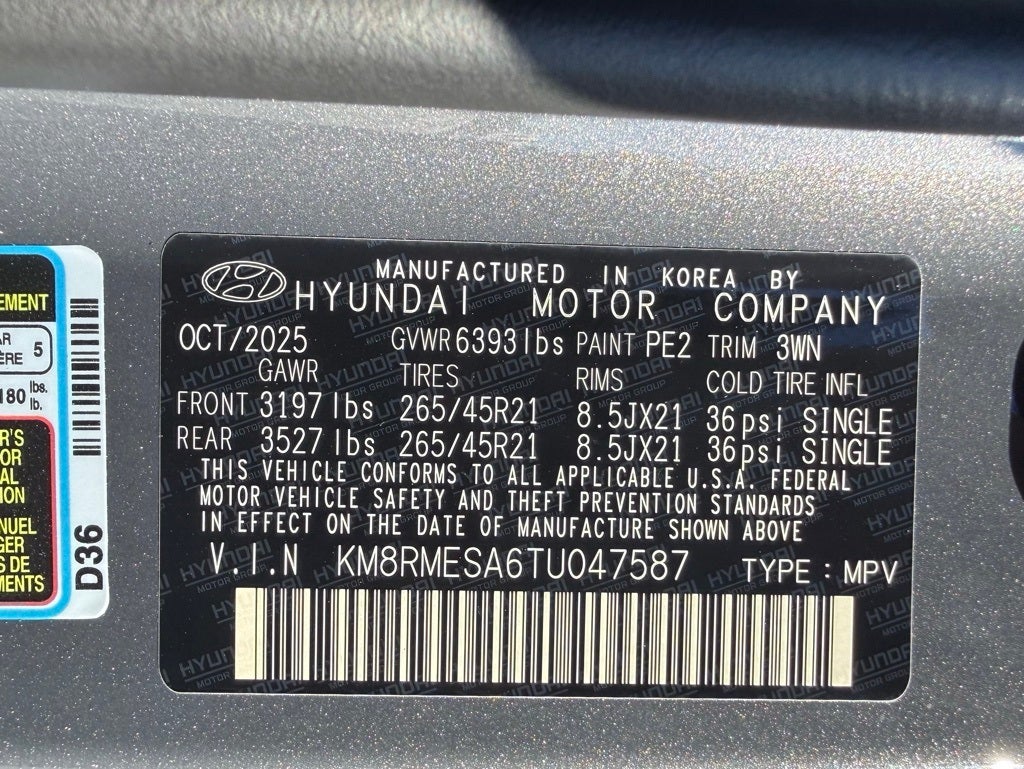 2026 Hyundai PALISADE HYBRID Calligraphy