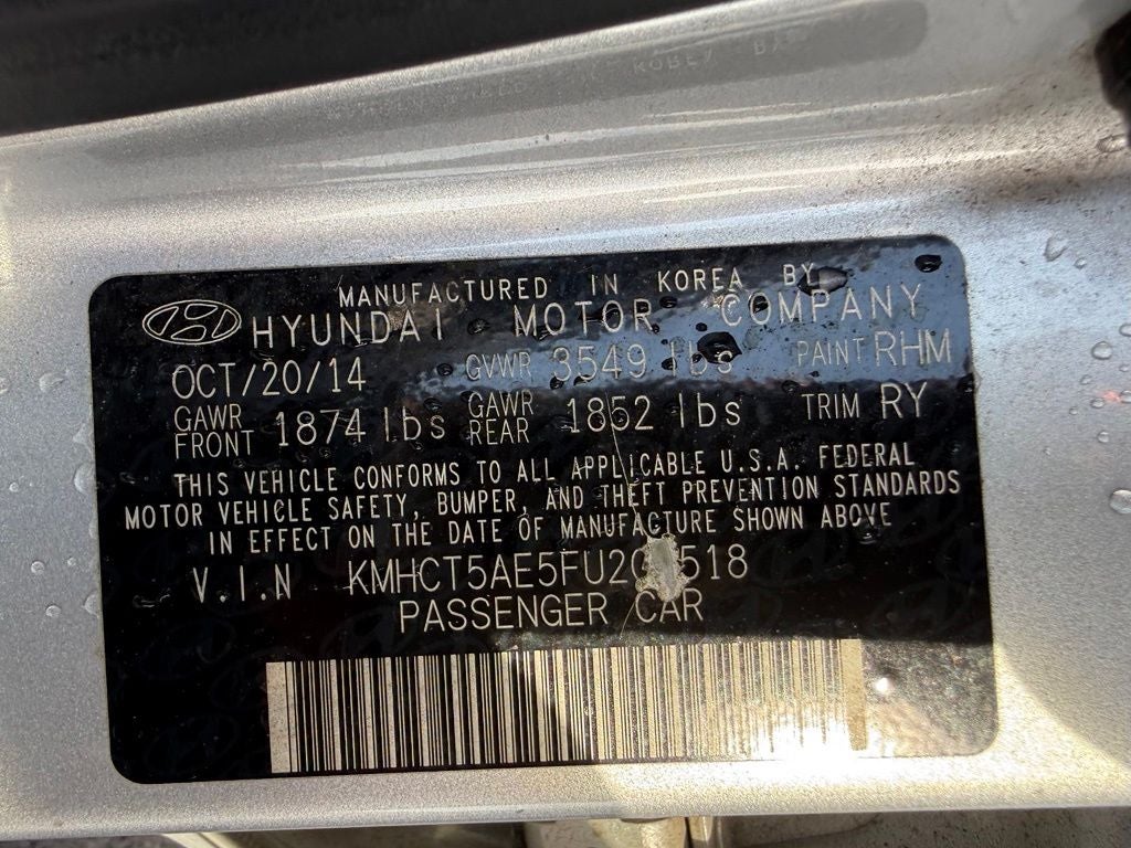 2015 Hyundai ACCENT GS