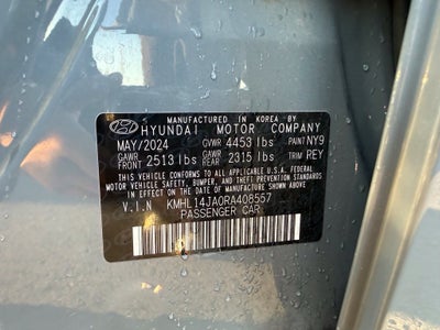 2024 Hyundai SONATA SEL CPO Eligible