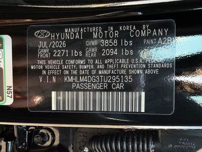 2026 Hyundai ELANTRA SEL Sport Plus