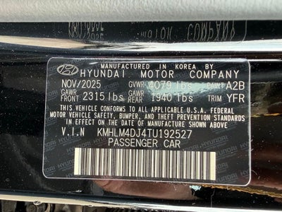 2026 Hyundai ELANTRA HYBRID Blue