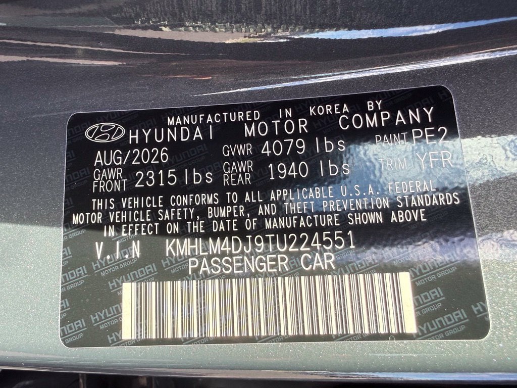 2026 Hyundai ELANTRA HYBRID Blue