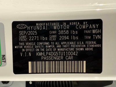 2026 Hyundai ELANTRA Limited