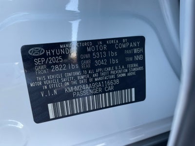 2025 Hyundai IONIQ 6 SE
