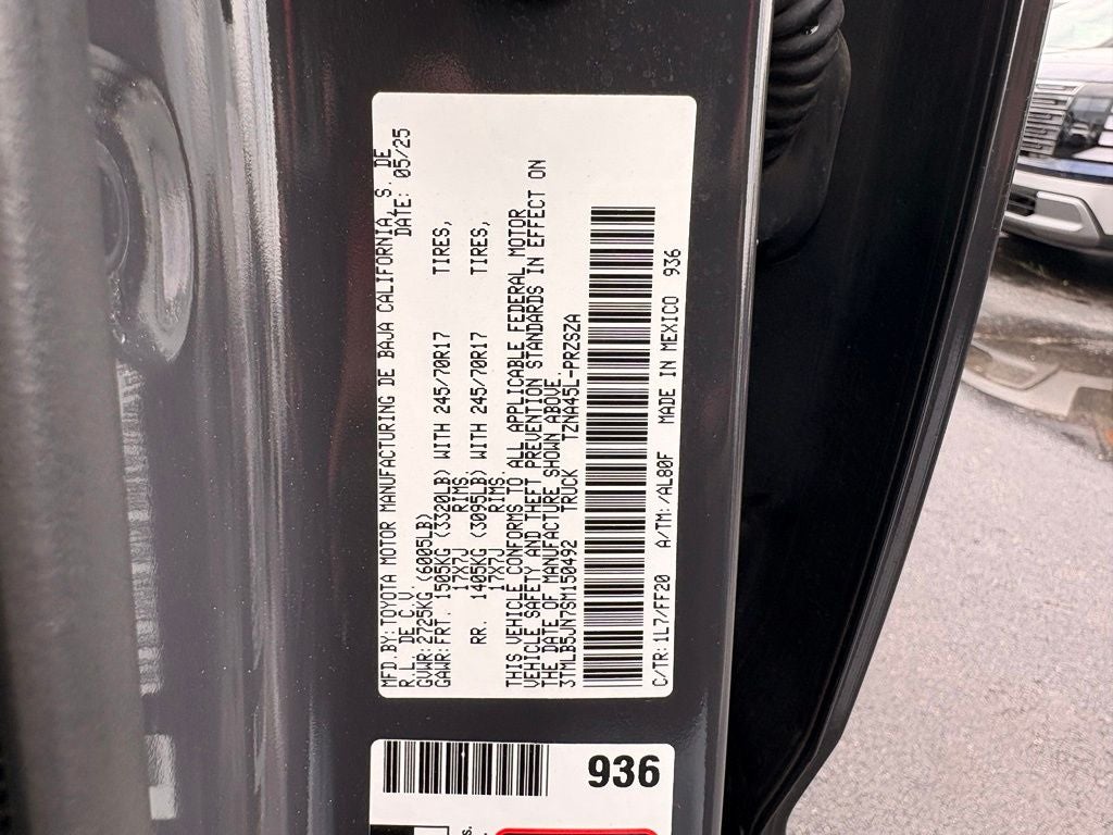 2025 Toyota Tacoma SR5
