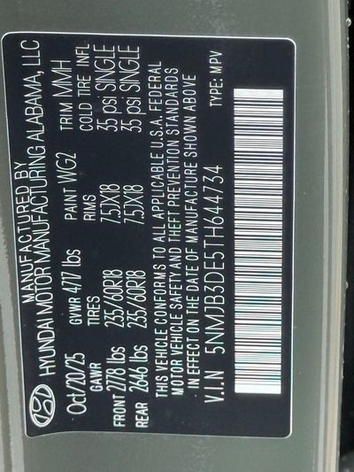 2026 Hyundai TUCSON SEL