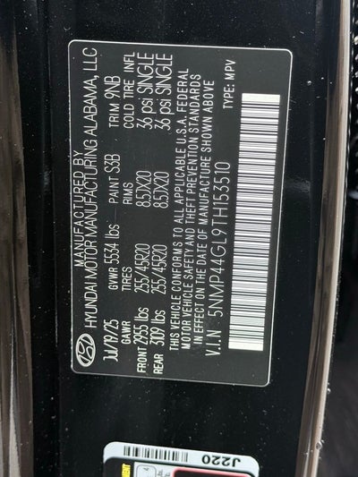 2026 Hyundai SANTA FE Limited