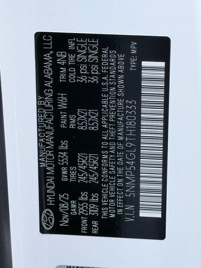 2026 Hyundai SANTA FE Calligraphy FWD