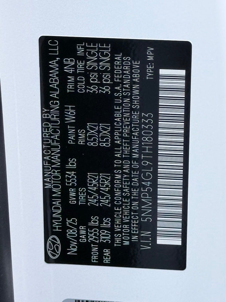 2026 Hyundai SANTA FE Calligraphy FWD