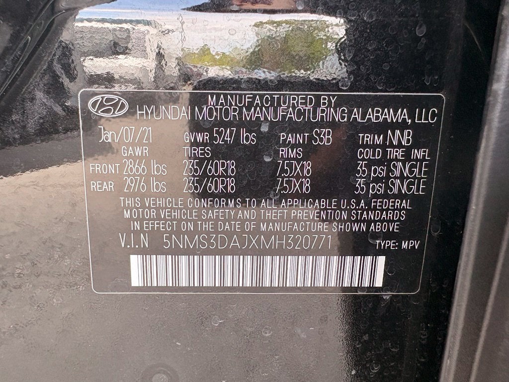 2021 Hyundai SANTA FE SEL