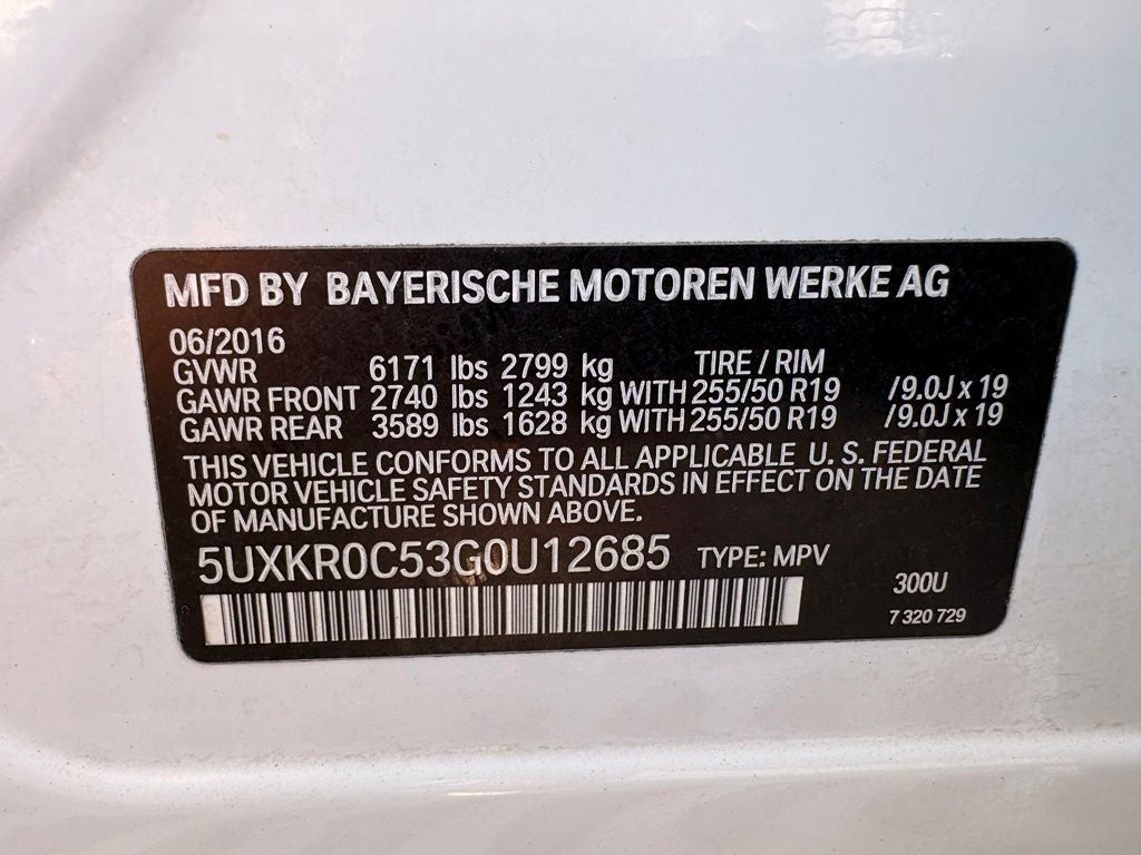 2016 BMW X5 xDrive35i Sport Activity