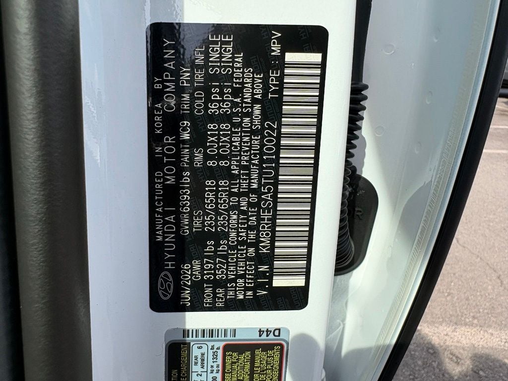 2026 Hyundai PALISADE HYBRID SEL Premium 8 Passenger