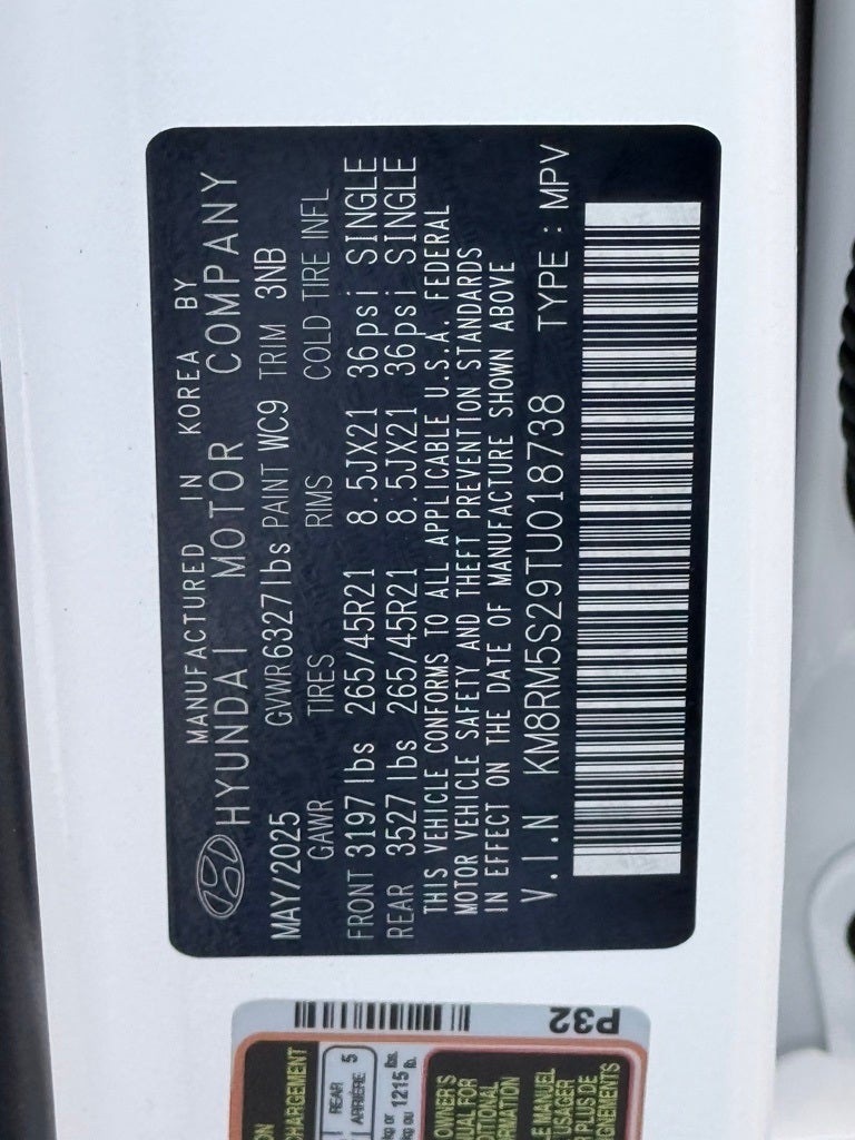 2026 Hyundai PALISADE Calligraphy FWD