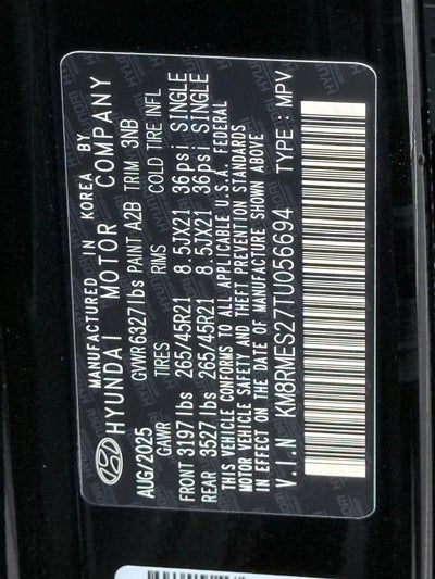 2026 Hyundai PALISADE Calligraphy