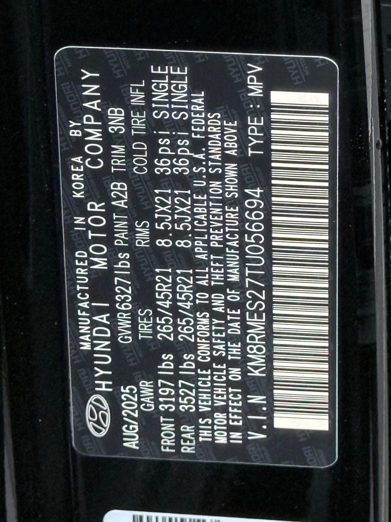 2026 Hyundai PALISADE Calligraphy