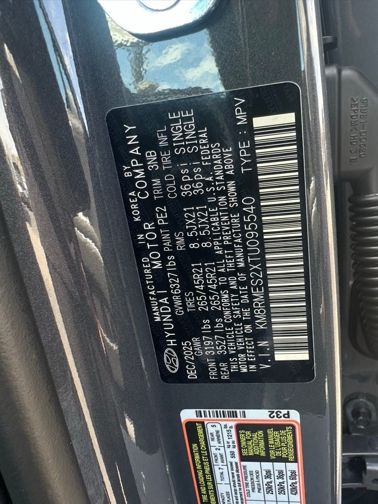 2026 Hyundai PALISADE Calligraphy