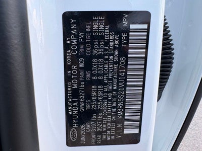 2027 Hyundai PALISADE SEL 7 Passenger