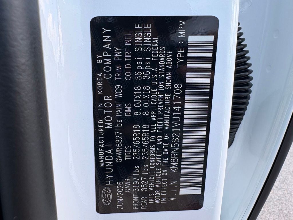 2027 Hyundai PALISADE SEL 7 Passenger