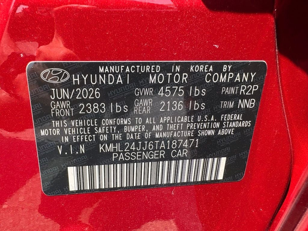 2026 Hyundai SONATA HYBRID Blue