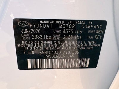 2026 Hyundai SONATA HYBRID Limited
