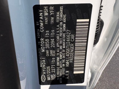 2026 Hyundai ELANTRA SE