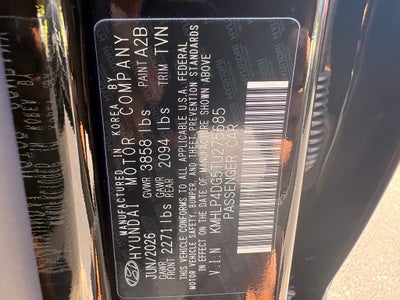 2026 Hyundai ELANTRA Limited