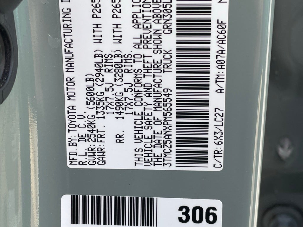 2023 Toyota Tacoma TRD Sport V6