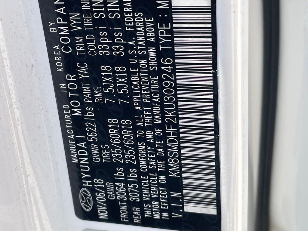 2019 Hyundai SANTA FE XL SE