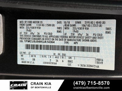 2019 Ford Escape Titanium - 4WD / CLEAN CARFAX
