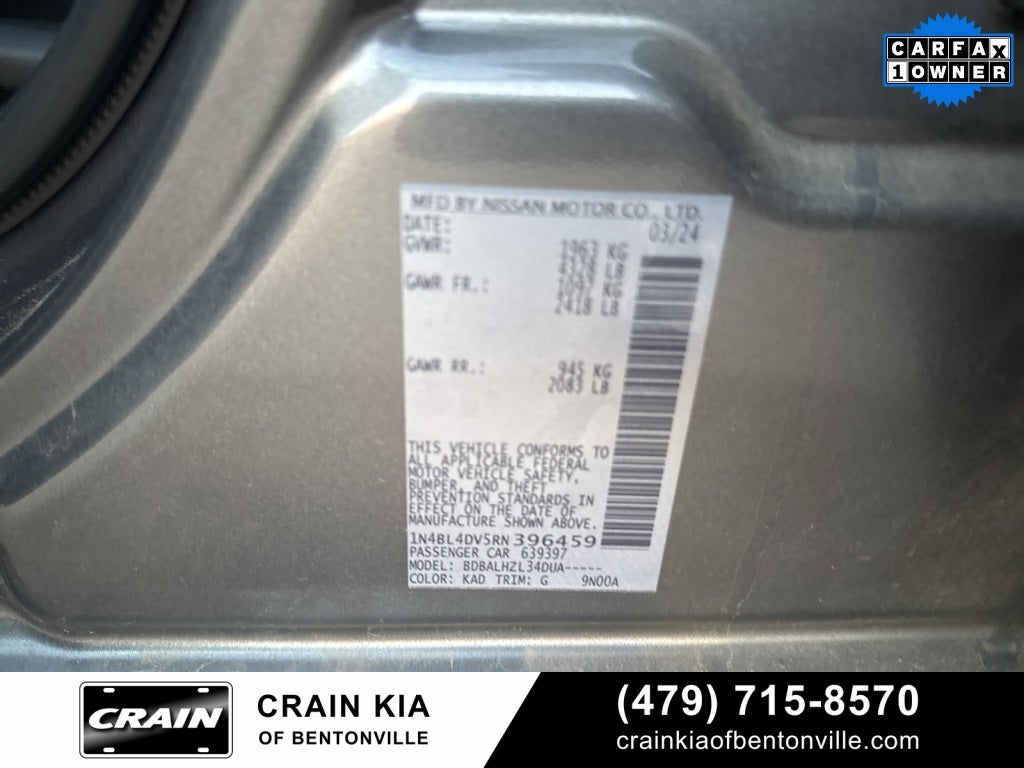 2024 Nissan Altima 2.5 SV - CLEAN CARFAX / ONE OWNER