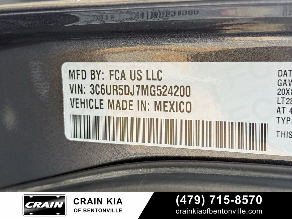 2021 RAM 2500 Big Horn - 4WD / LIFTED! / CLEAN CARFAX