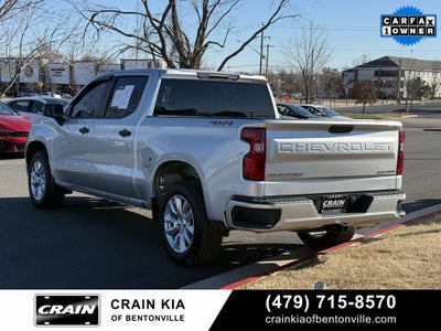 2022 Chevrolet Silverado 1500 Custom - 4WD / CLEAN CARFAX / ONE OWNER