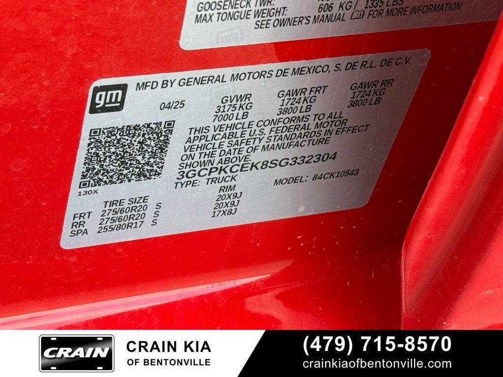 2025 Chevrolet Silverado 1500 Custom Trail Boss - 4WD / CARFAX ONE OWNER