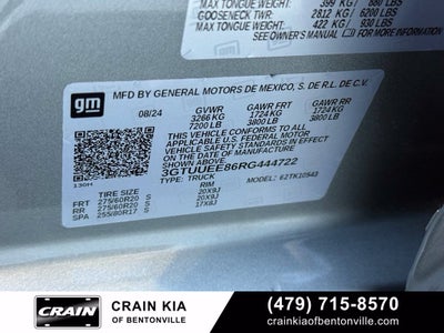 2024 GMC Sierra 1500 AT4 - 4WD / SUNROOF / CLEAN CARFAX