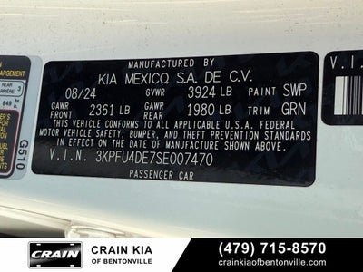 2025 Kia K4 EX - KIA CPO / CLEAN CARFAX / ONE OWNER