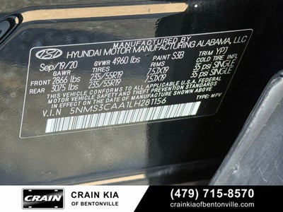 2020 Hyundai SANTA FE SEL - AWD / SUNROOF / CARFAX ONE OWNER