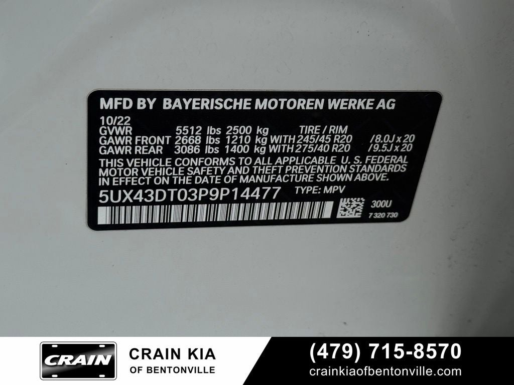 2023 BMW X4 M40i - AWD / SUNROOF / CLEAN CARFAX / 1 OWNER
