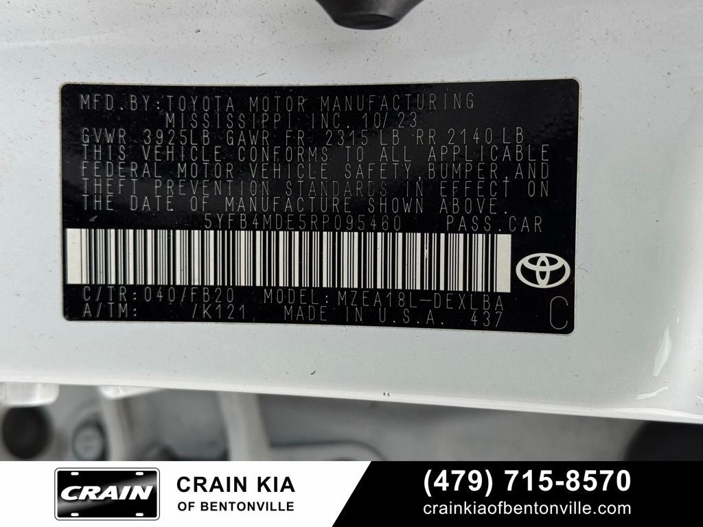 2024 Toyota Corolla LE