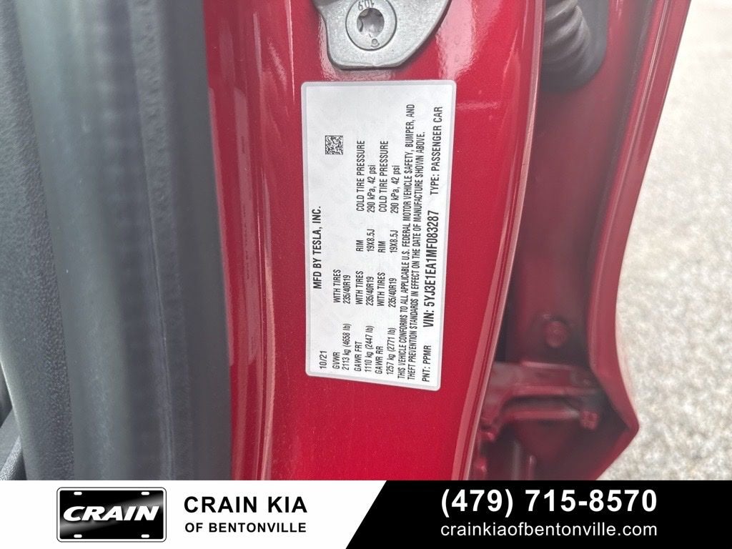 2021 Tesla Model 3 Standard Range Plus - CLEAN CARFAX